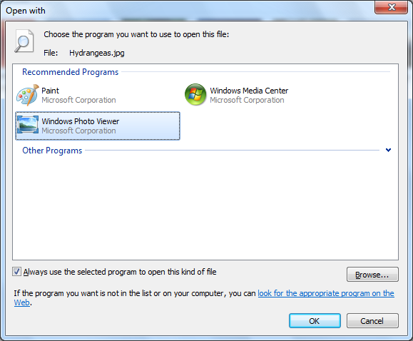 In the Program dialog box, choose whether the rule should apply to all programs or only specific ones.
If selecting specific programs, browse and select the executable files or enter the path to the program.