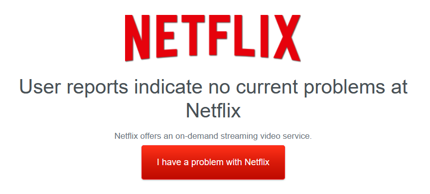 Make sure your internet connection is stable and functioning properly.
Check if Netflix is down by visiting their official social media pages or website.