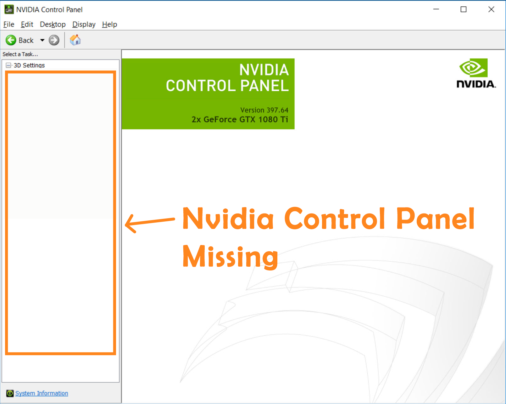 Open Nvidia Control Panel or AMD Radeon Settings Click on Check for Updates