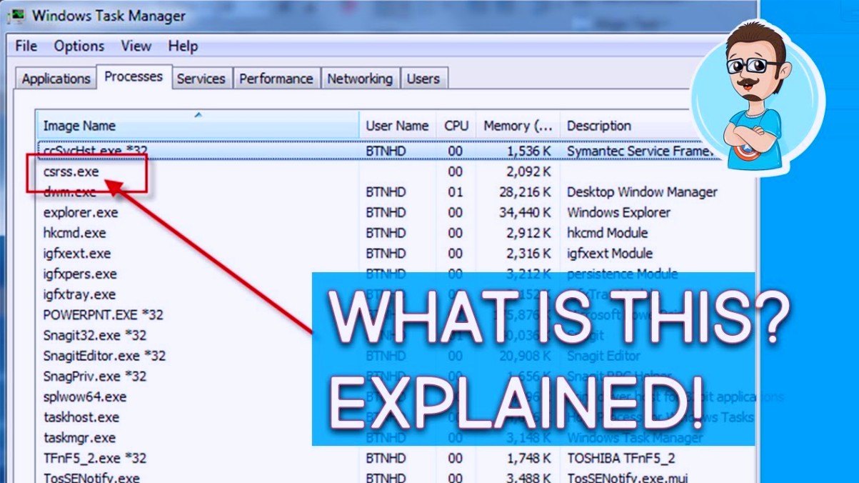 CSRSS.exe is a critical system process and is required for the proper functioning of Windows.Ending or removing CSRSS.exe can lead to system instability and errors.