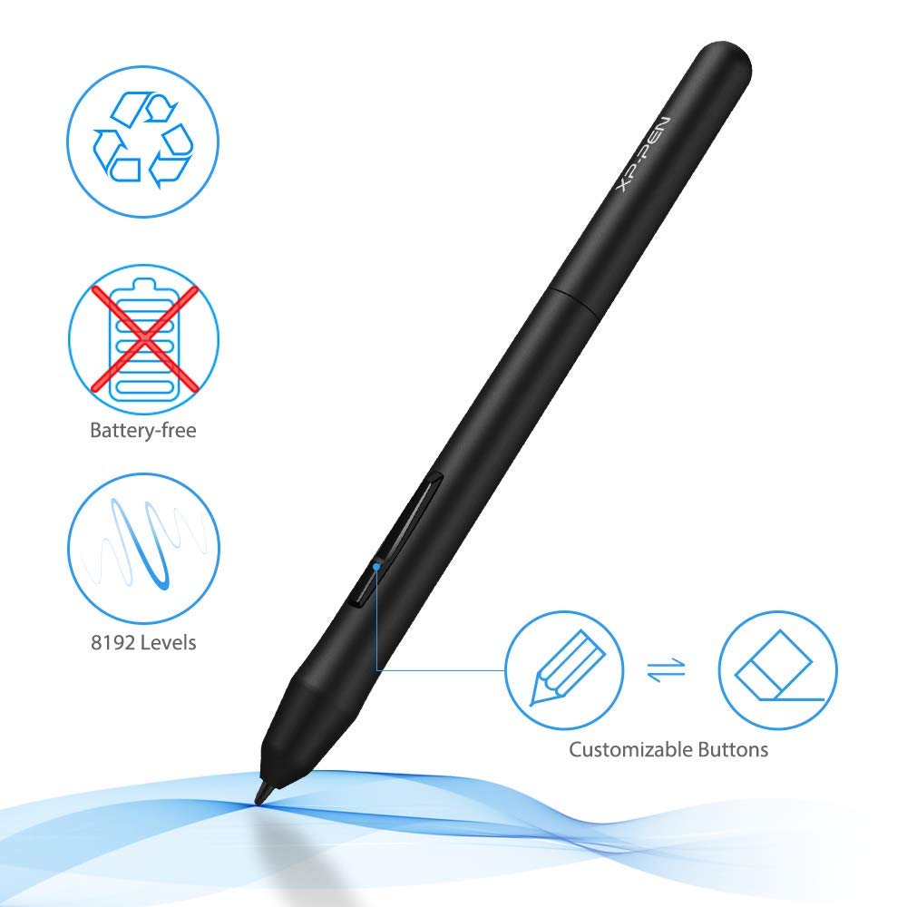 XP-Pen stylus buttons