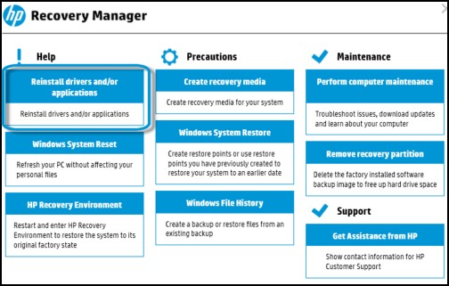 Customizable Recovery Settings: Tailor the recovery process to meet your specific needs by customizing settings such as backup frequency and file selection.
Secure Recovery Environment: Ensure the privacy and security of your data during the recovery process with HP Recovery Manager's secure recovery environment.