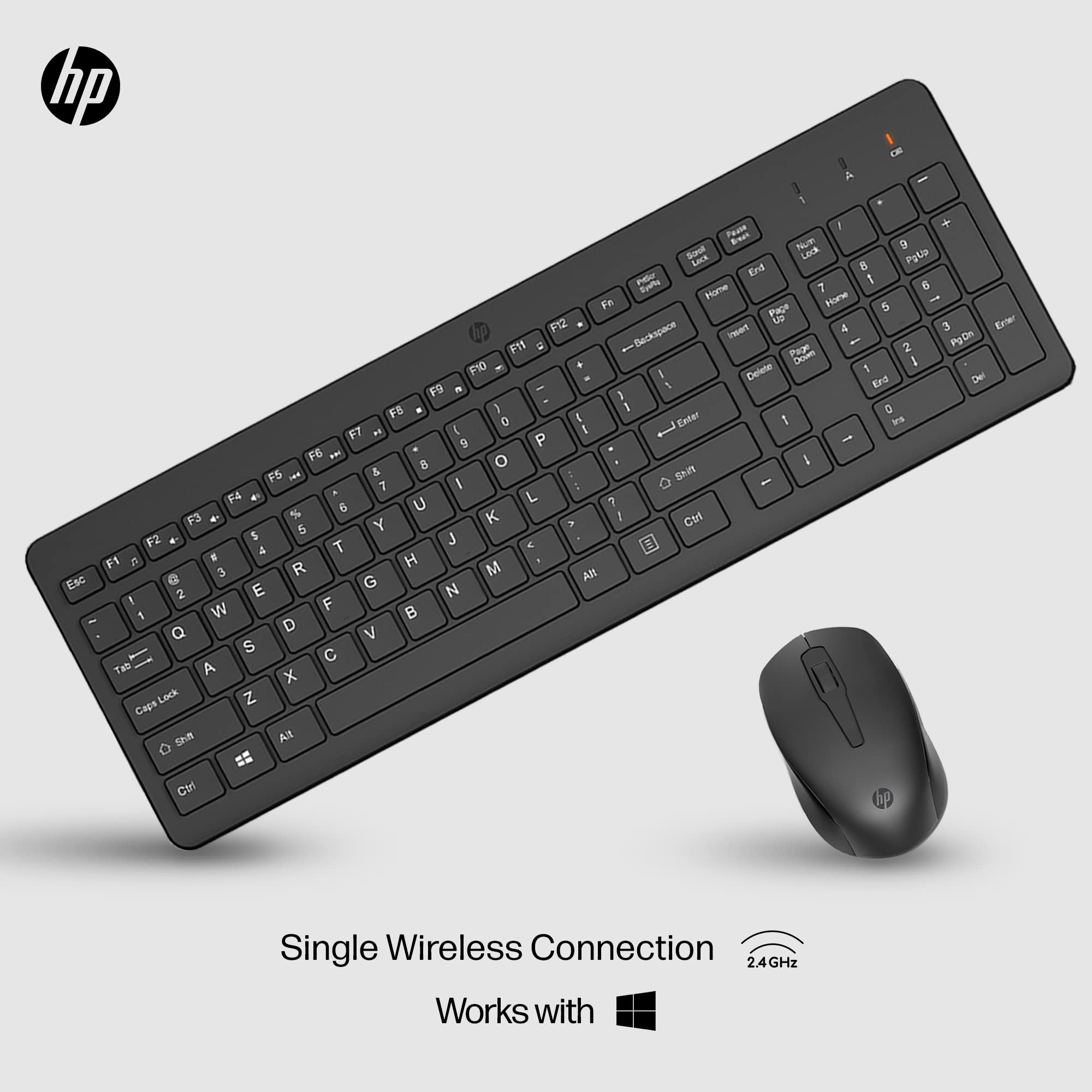 HP laptop keyboard with scroll lock key highlighted