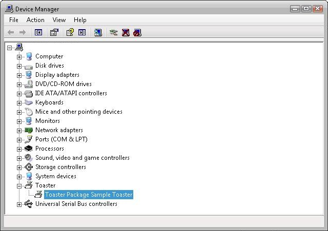 IDE/ATAPI drivers installation screen