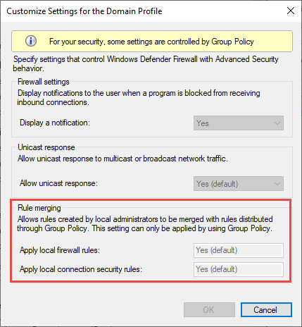In the Windows Security app, click on Firewall & network protection located on the left-hand side.
Under the Inbound connections section, click on Advanced settings.