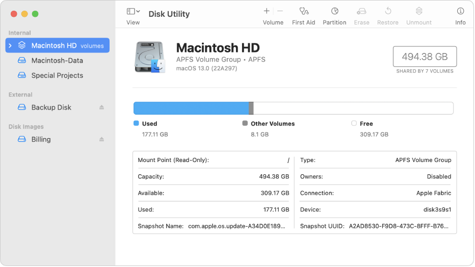Open Finder and go to Applications > Utilities > Disk Utility.
Look for the Lacie Drive in the list of devices.