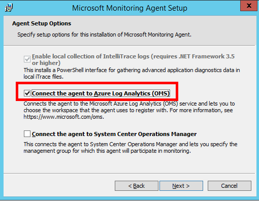 Open the Microsoft Monitoring Agent application.
Click on the Help tab in the menu bar.
