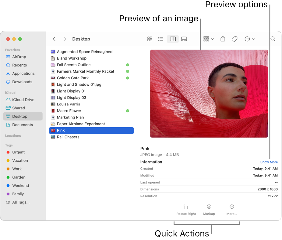 Open the PDF file in Mac Preview.
Click on the "View" tab in the menu bar.
