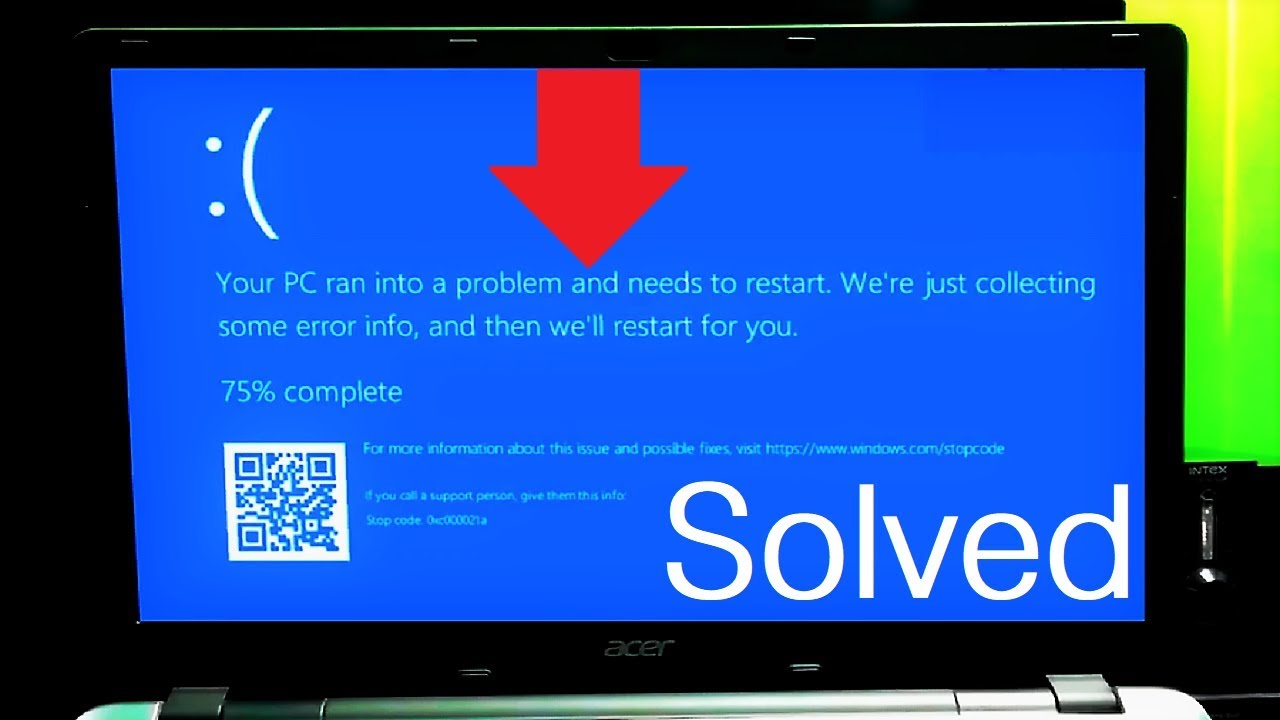 Restart your computer.
Check if the error is resolved.