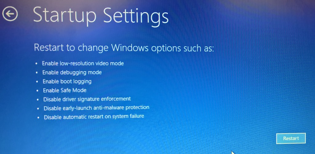 Safe Mode in Windows 10