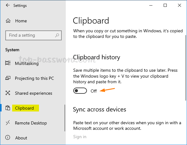 Toggle "Clipboard History" off and on again.
Try to copy and paste again.