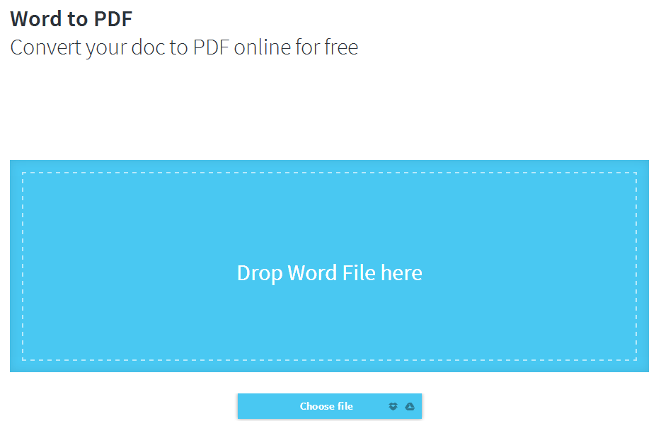 Visit the Smallpdf website on your Mac.
Click on "Choose File" to upload the PDF document.