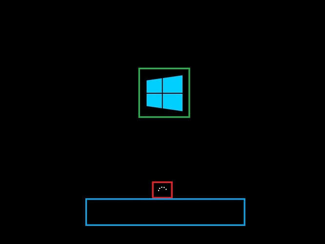 Windows startup screen
