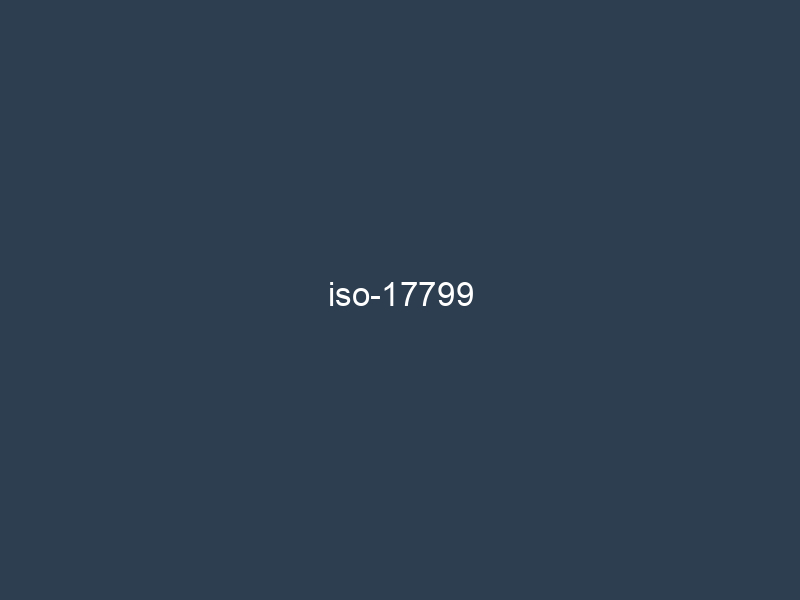 Iso 17799 Safe Mode iso-17799-safe-mode
